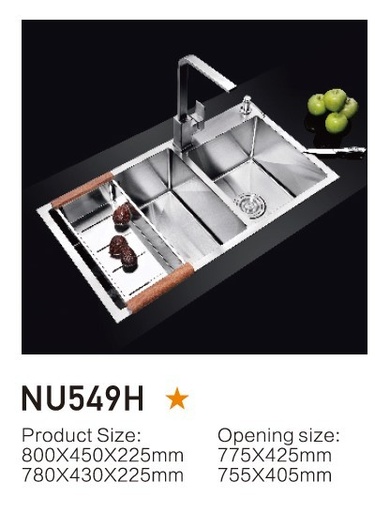 [SINK NM549] Two Bowl Sink NM549 SUS316